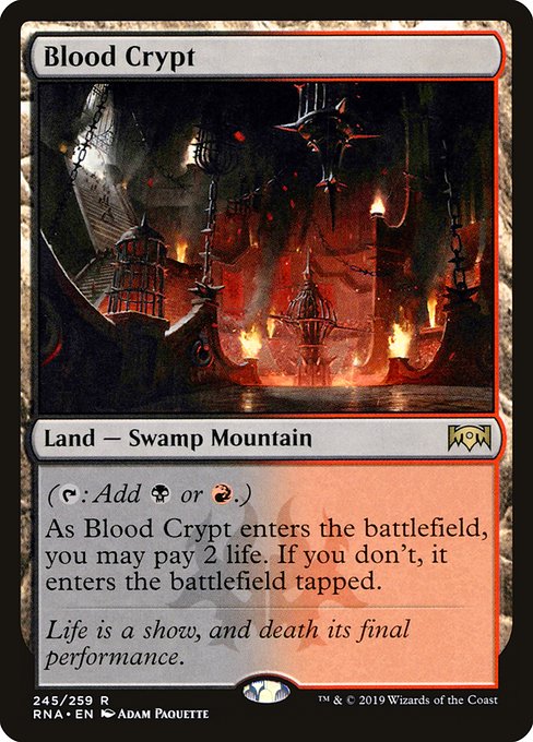 Blood Crypt (Ravnica Allegiance #245) Blood Crypt (Ravnica Allegiance #245)