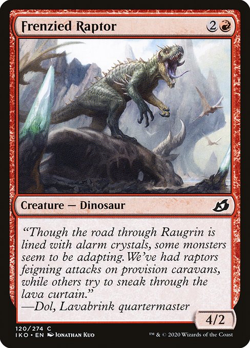 Frenzied Raptor (Ikoria: Lair of Behemoths #120)