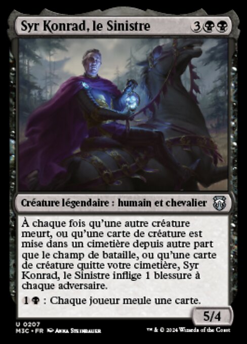 Syr Konrad, the Grim (Modern Horizons 3 Commander #207)