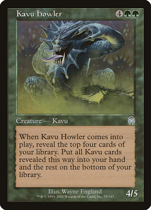 Kavu Howler card image