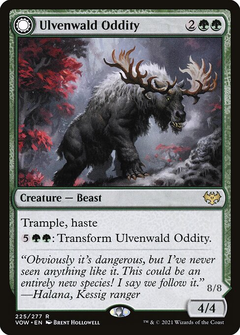 Ulvenwald Oddity // Ulvenwald Behemoth (Innistrad: Crimson Vow #225)