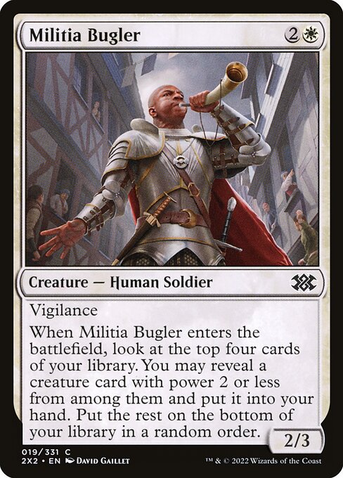 Militia Bugler (Double Masters 2022 #19)