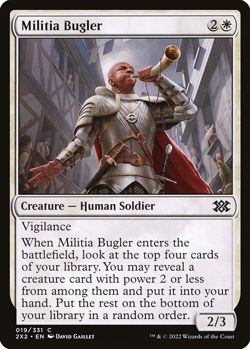 Militia Bugler (2x2) 19 Militia Bugler (2x2) 19