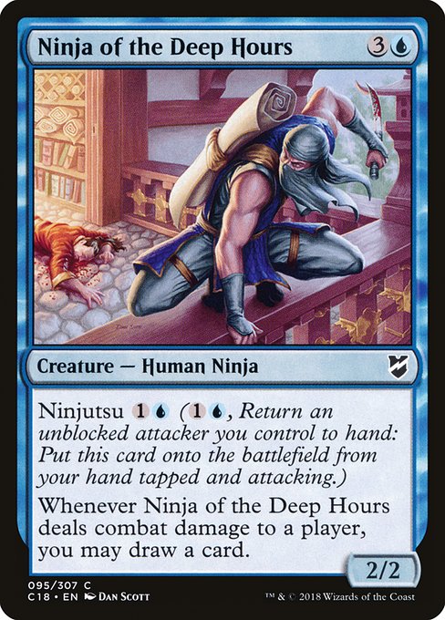 Ninja of the Deep Hours (Commander 2018 #95)