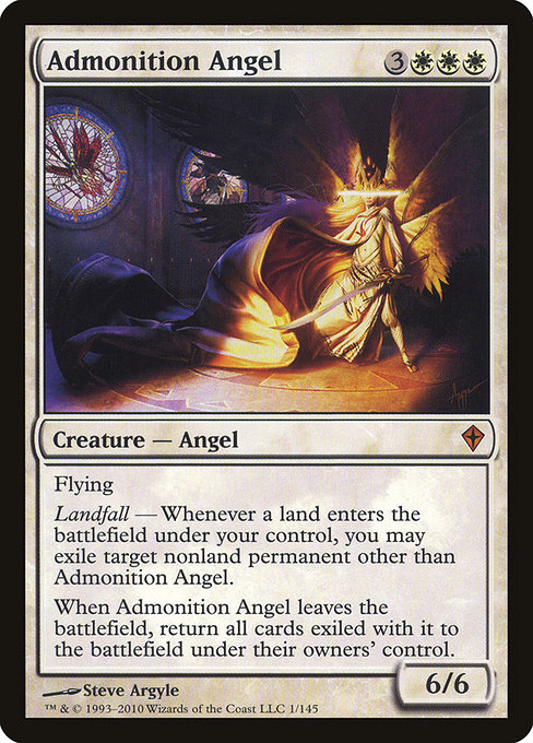 Ange de l'admonition|Admonition Angel