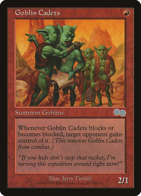 Goblin Cadets (Urza's Saga #189)