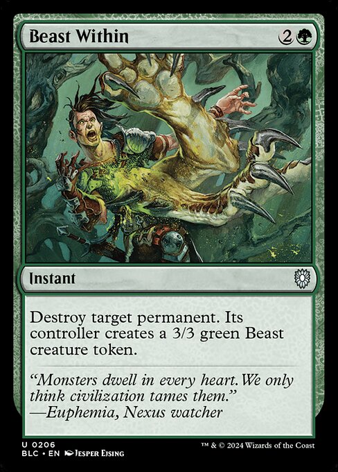 Beast Within (Bloomburrow Commander #206)