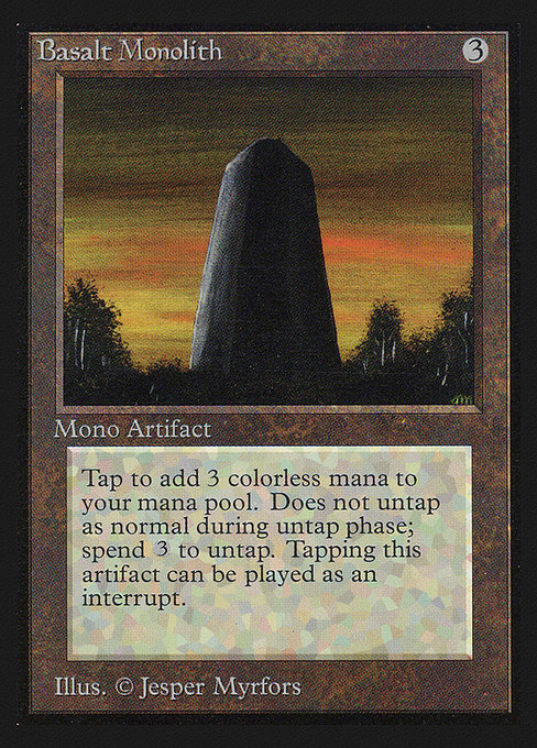 Basalt Monolith (Collectors' Edition #232)