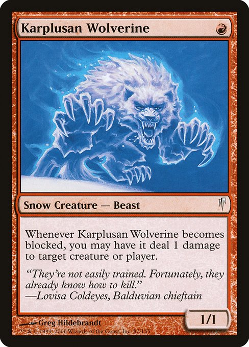 Karplusan Wolverine card image