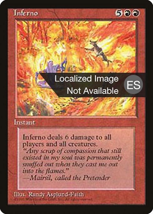 Inferno (Fourth Edition Foreign Black Border #205)