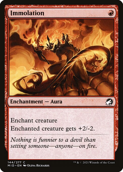 Immolation card image