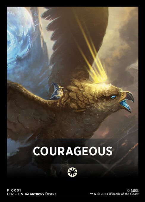 Courageous (Tales of Middle-earth Front Cards #1)