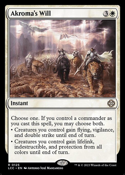 Akroma's Will (lcc) 125 Akroma's Will (lcc) 125