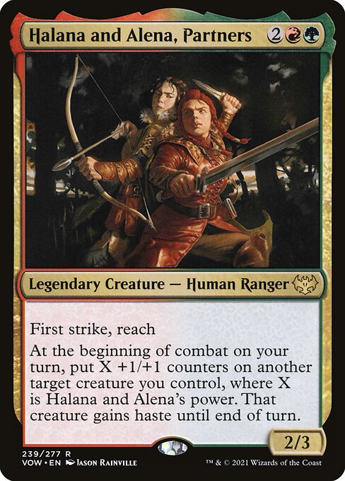 Halana and Alena, Partners (Innistrad: Crimson Vow #239)