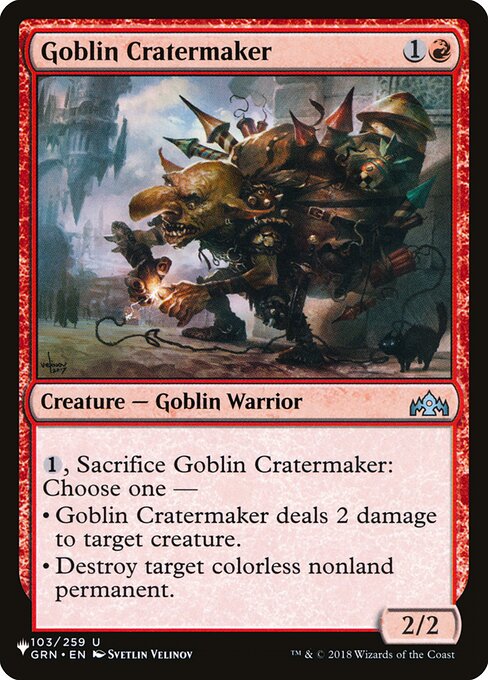 Goblin Cratermaker (The List #GRN-103)