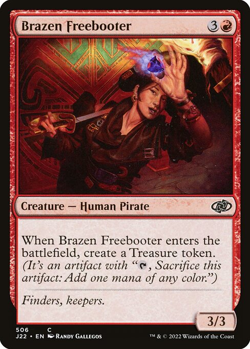 Brazen Freebooter (j22) 506