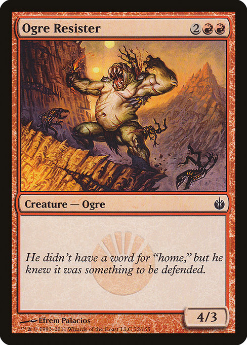 Ogre Resister card image