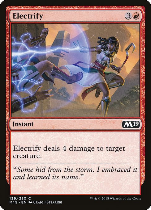 Electrify (Core Set 2019 #139)