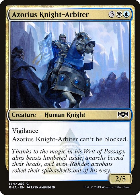 Azorius Knight-Arbiter (Ravnica Allegiance #154)