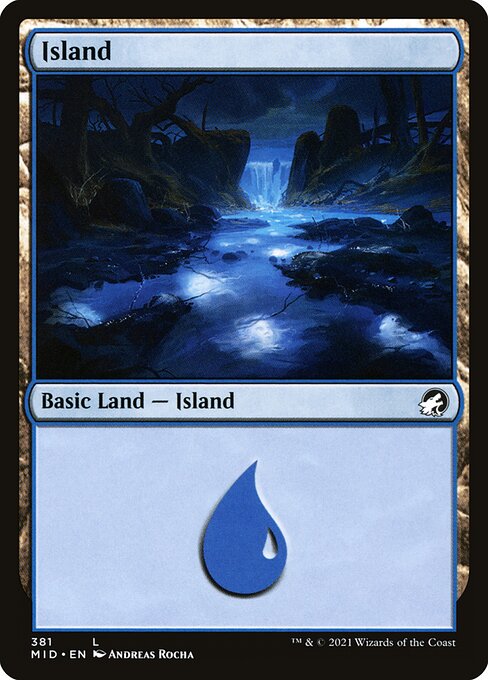 Island (Innistrad: Midnight Hunt #381)