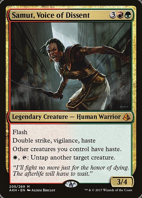 Samut, Voice of Dissent (akh) 205