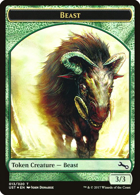 Beast // Beast (Unstable Tokens #13)