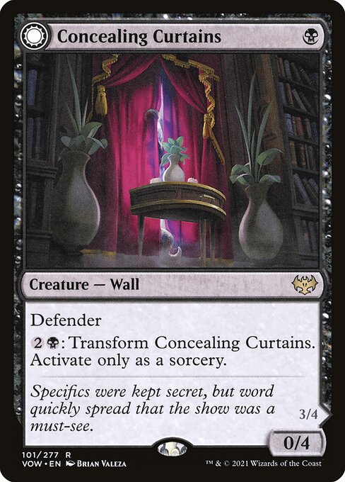 Concealing Curtains // Revealing Eye (Innistrad: Crimson Vow #101)