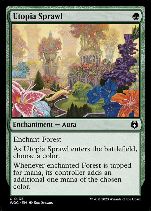 Utopia Sprawl (Wilds of Eldraine Commander #135)