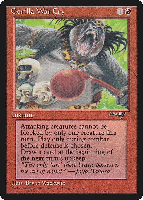 Gorilla War Cry card image