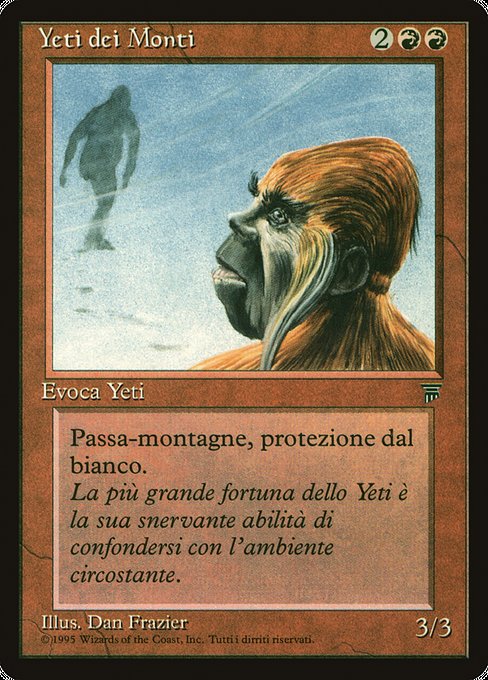 Mountain Yeti (Legends #159)