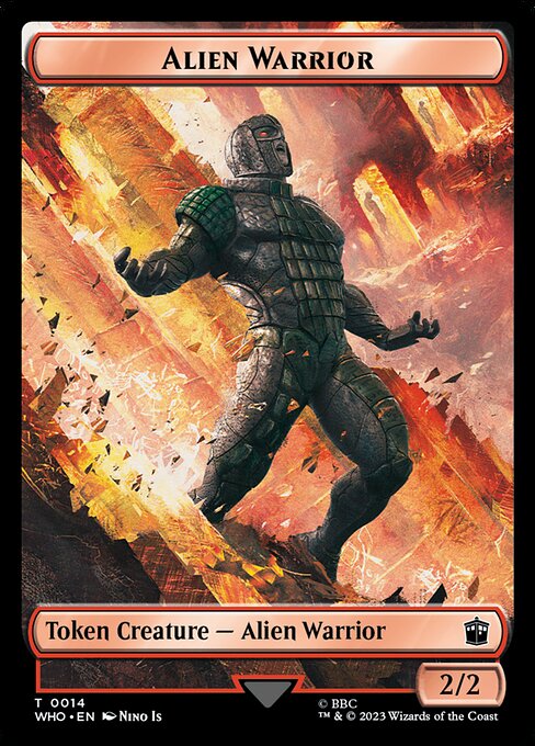 Alien Warrior (Doctor Who Tokens #14)