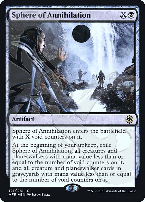 Sphere of Annihilation (Adventures in the Forgotten Realms Promos #121a)