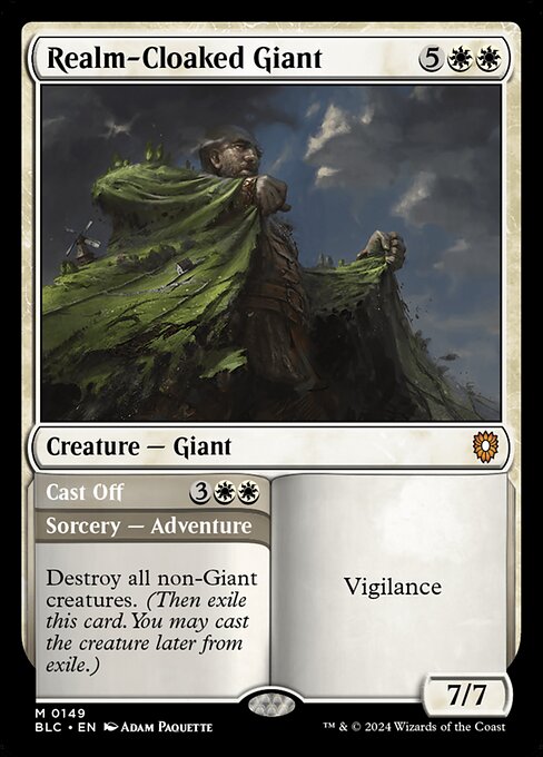 Realm-Cloaked Giant // Quitar los hilos