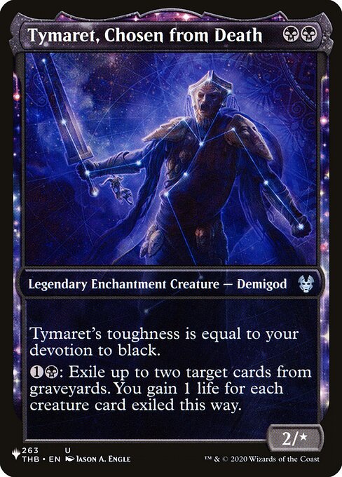 Tymaret, Chosen from Death (The List #THB-263)