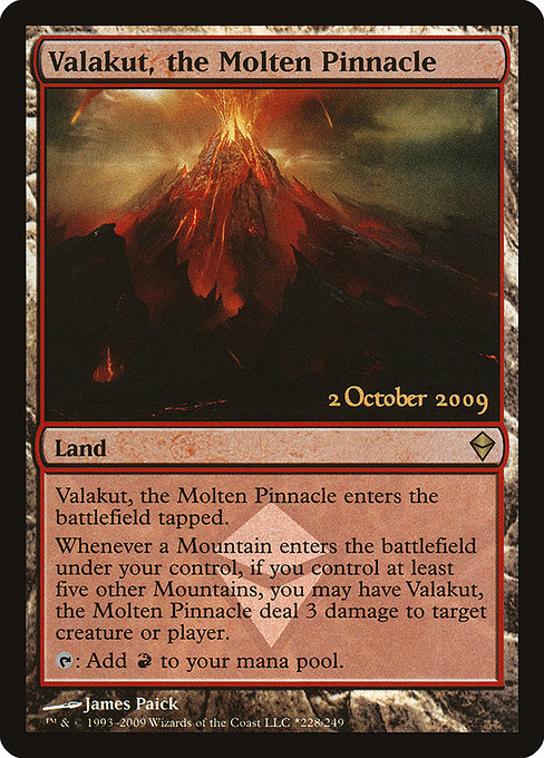 Valakut, the Molten Pinnacle (Zendikar Promos #228★)