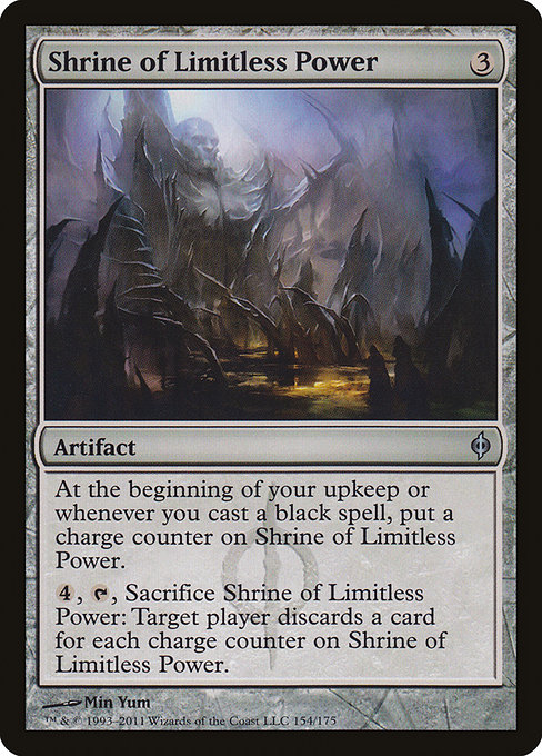 Shrine of Limitless Power (New Phyrexia #154)