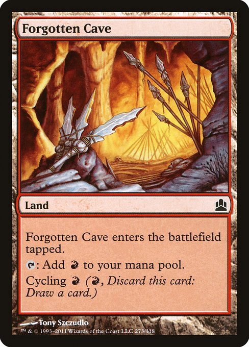 Forgotten Cave (Commander 2011 #273)