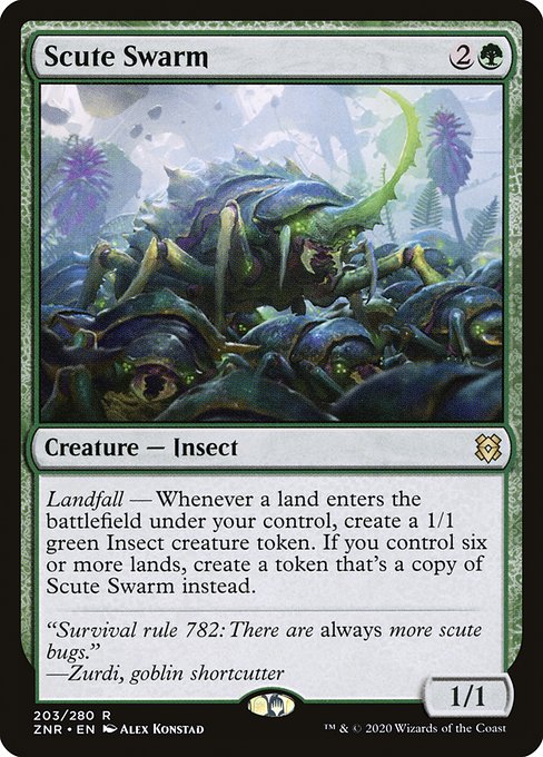 Scute Swarm (Zendikar Rising #203)