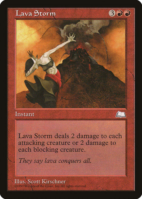 Lava Storm (Weatherlight #110)