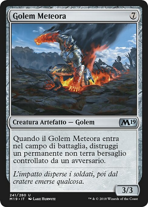 Meteor Golem (Core Set 2019 #241)