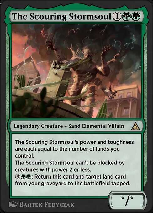 Sandman, Shifting Scoundrel magic the gathering card art