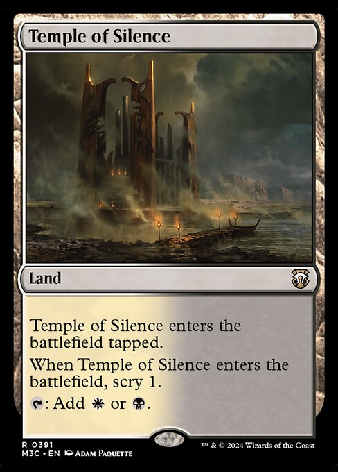 Temple of Silence (Modern Horizons 3 Commander #391)