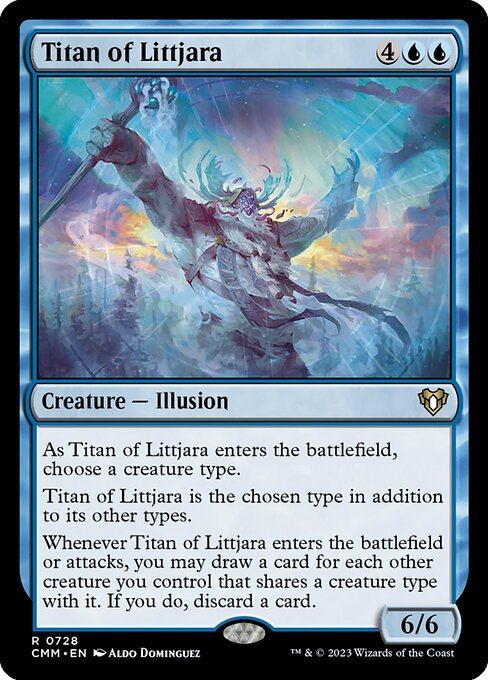 Titan of Littjara (Commander Masters #728)