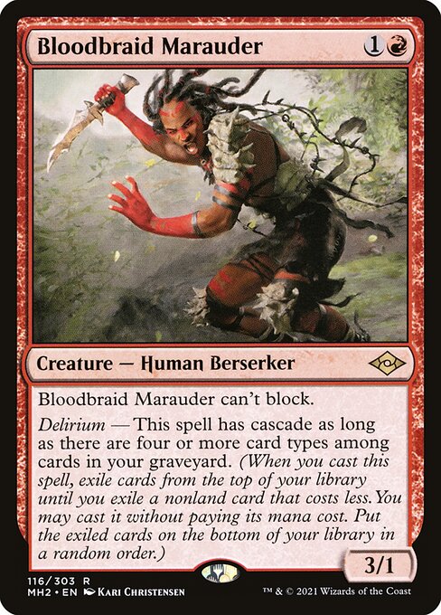 Bloodbraid Marauder (Modern Horizons 2 #116)