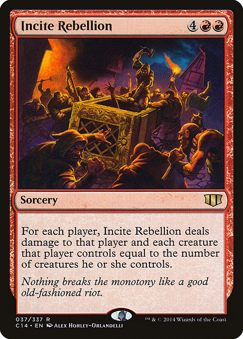 Incite Rebellion (Commander 2014 #37)