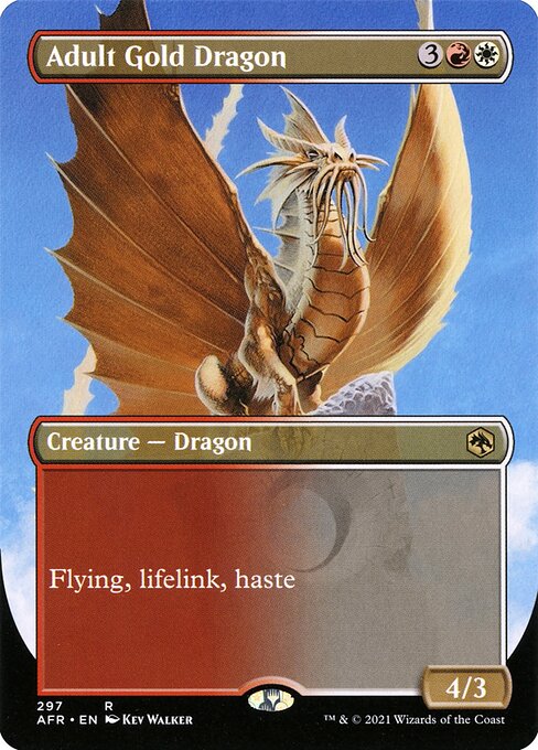 Adult Gold Dragon card image