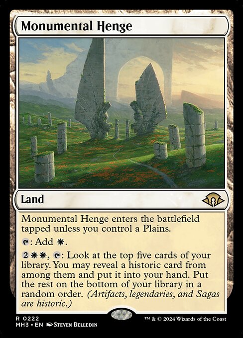 Monumental Henge (Modern Horizons 3 #222)