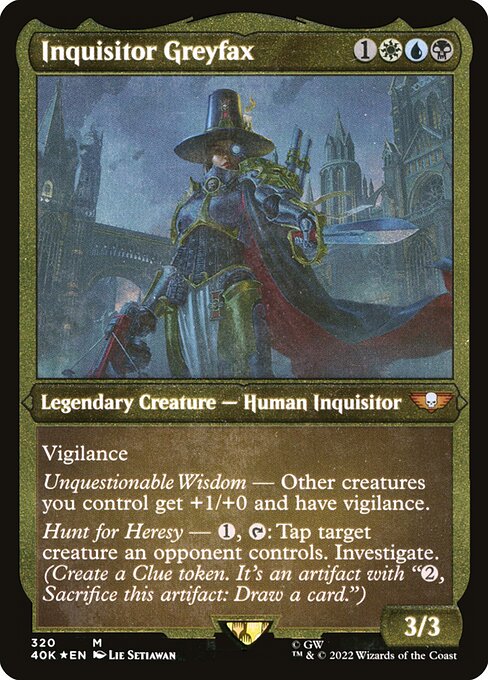 Inquisitor Greyfax (Warhammer 40,000 Commander #320)