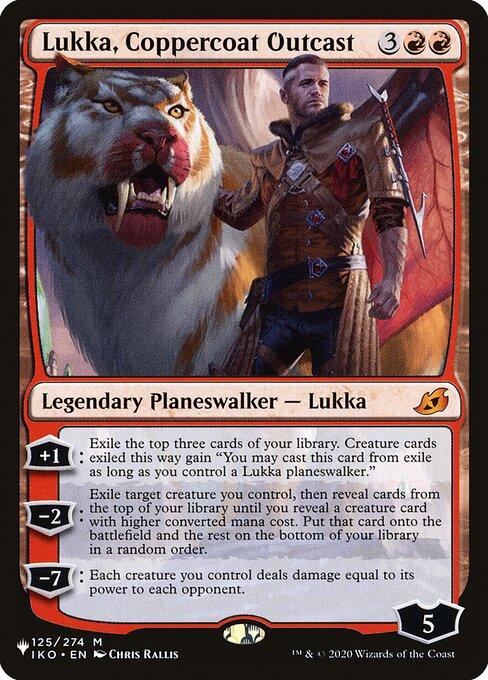 Lukka, Coppercoat Outcast (The List #IKO-125)