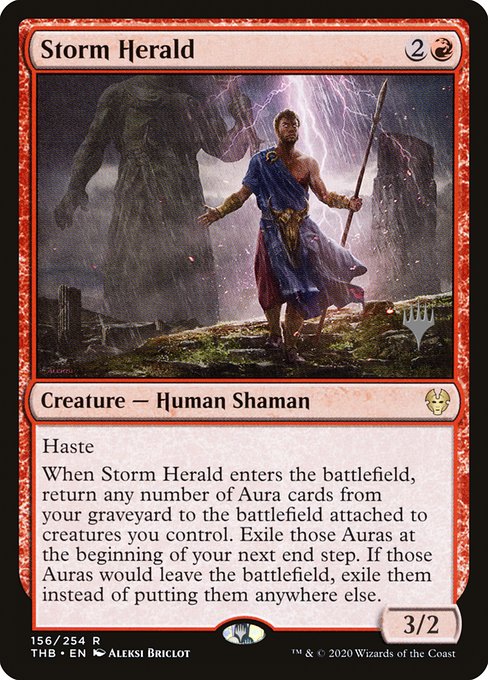 Storm Herald (Theros Beyond Death Promos #156p)